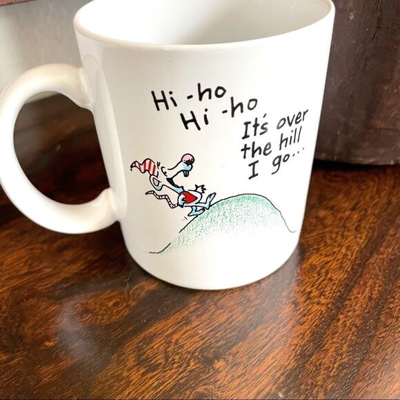 Shoebox Greetings “over the hill I go” coffee mug - Picture 2 of 14